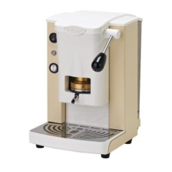 FABER SLOT PLAST BASIC - MACCHINA PER CAFFE" CON PRESSACIALDA IN OTTONE - TELAIO IN METALLO SABBIA E FRONTALE IN POLICARBONATO B
