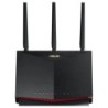 ASUS RT-AX86U ROUTER DUAL BAND WIFI 6 GAMING ROUTER WIFI 6 802.11AX MOBILE GAME MODE AIPROTECTION MESH WIF 2.5G PORT GAMING PORT