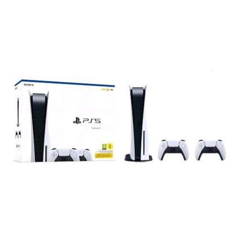 SONY PS5 825GB STANDARD EDITION WHITE CHASIS C + 2 CONTROLLER DUALSENSE
