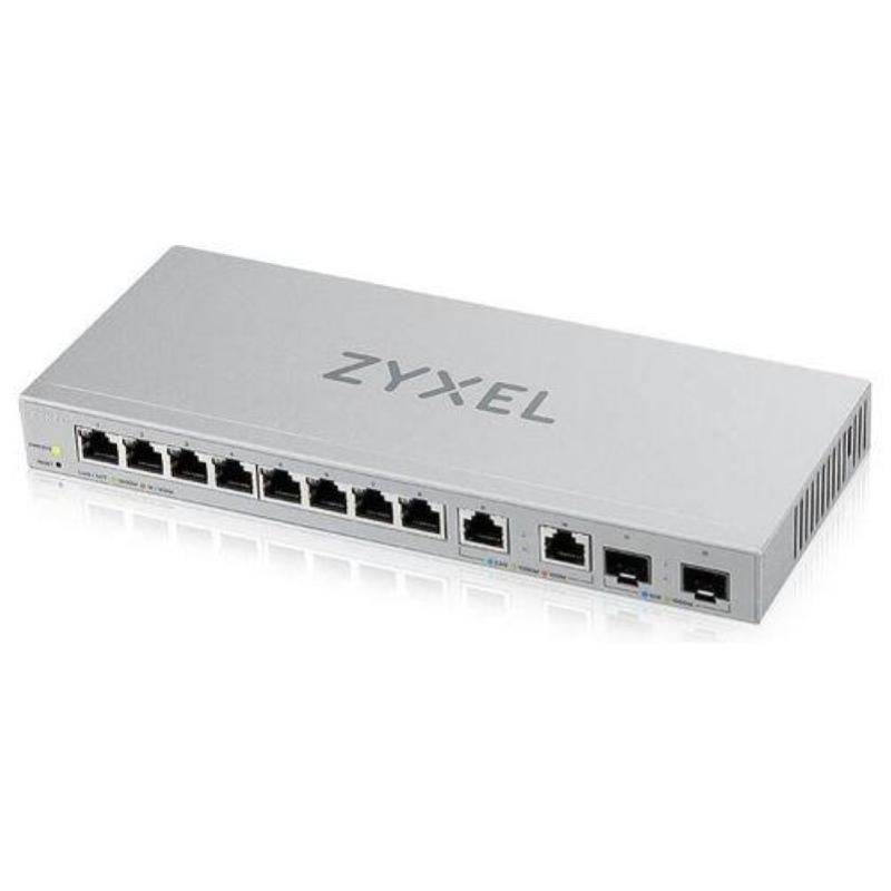 ZYXEL XGS1210-12 SWITCH MULTI-GIG 12-PORT WEB MANAGED CON 2 PORTE DA 25 GB/2 PORTE DA 10 GB SFP+ MONTAGGIO A PARETE/DA TAVOLO