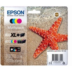 EPSON KIT MULTIPACK 603 NERO XL+ COLORI 603